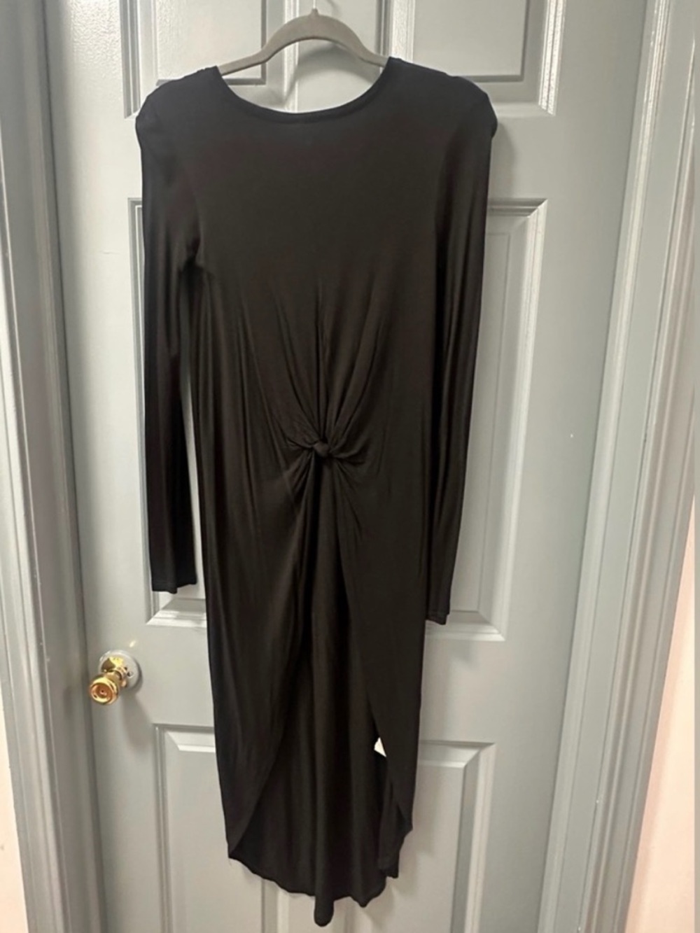 Zara WB Collection Black Blouse High Low Top Size Small
